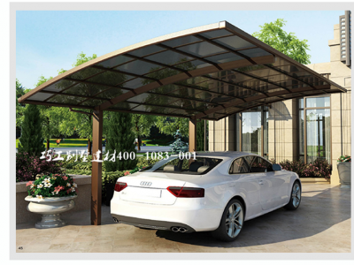 巧工建材 長沙戶外鋁合金家用車防曬棚遮陽棚雨棚 不掉色不變形